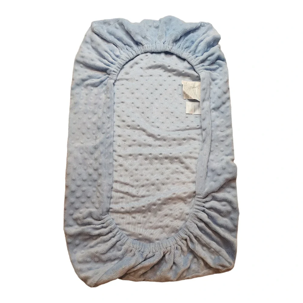 Carter's Changing Pad Cover Light Blue Textured